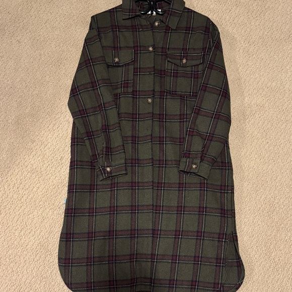 Long flannel jacket - Picture 1 of 2